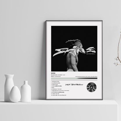 XXXTENTACION Skins Album Poster - rsdesignstudio