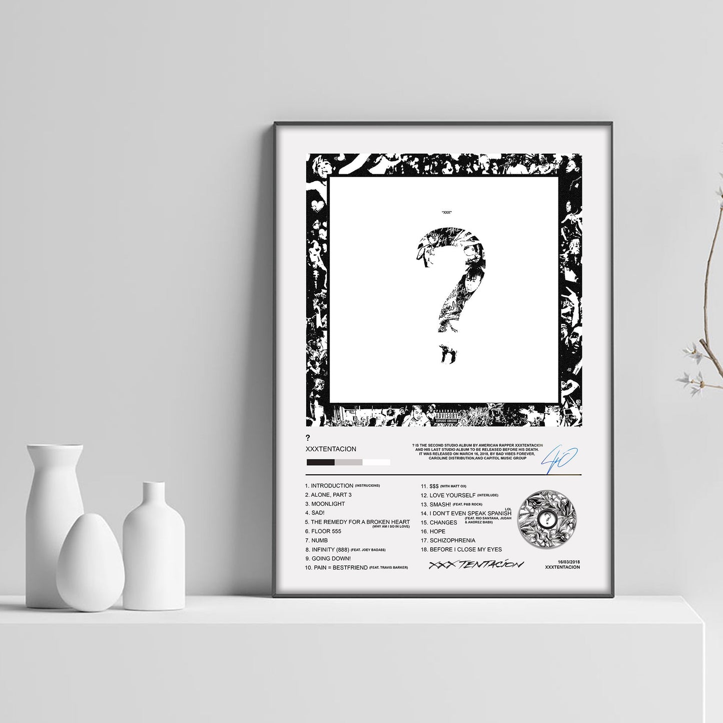 XXXTENTACION ? Album Poster - rsdesignstudio