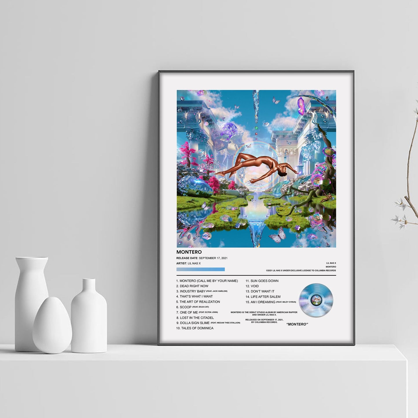 Lil Nas X MONTERO Album Poster - rsdesignstudio