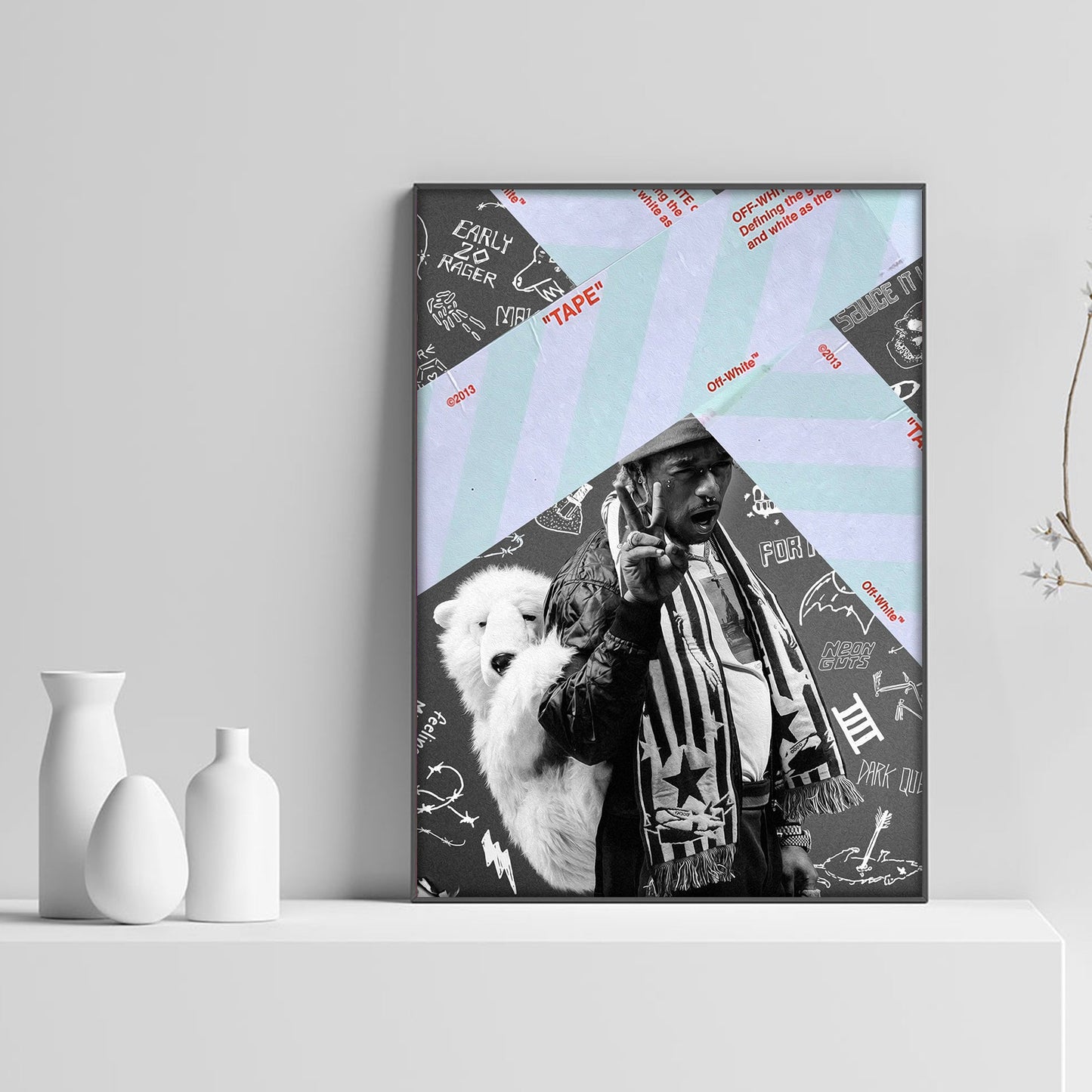 Lil Uzi Vert Luv Is Rage 2 Poster - rsdesignstudio