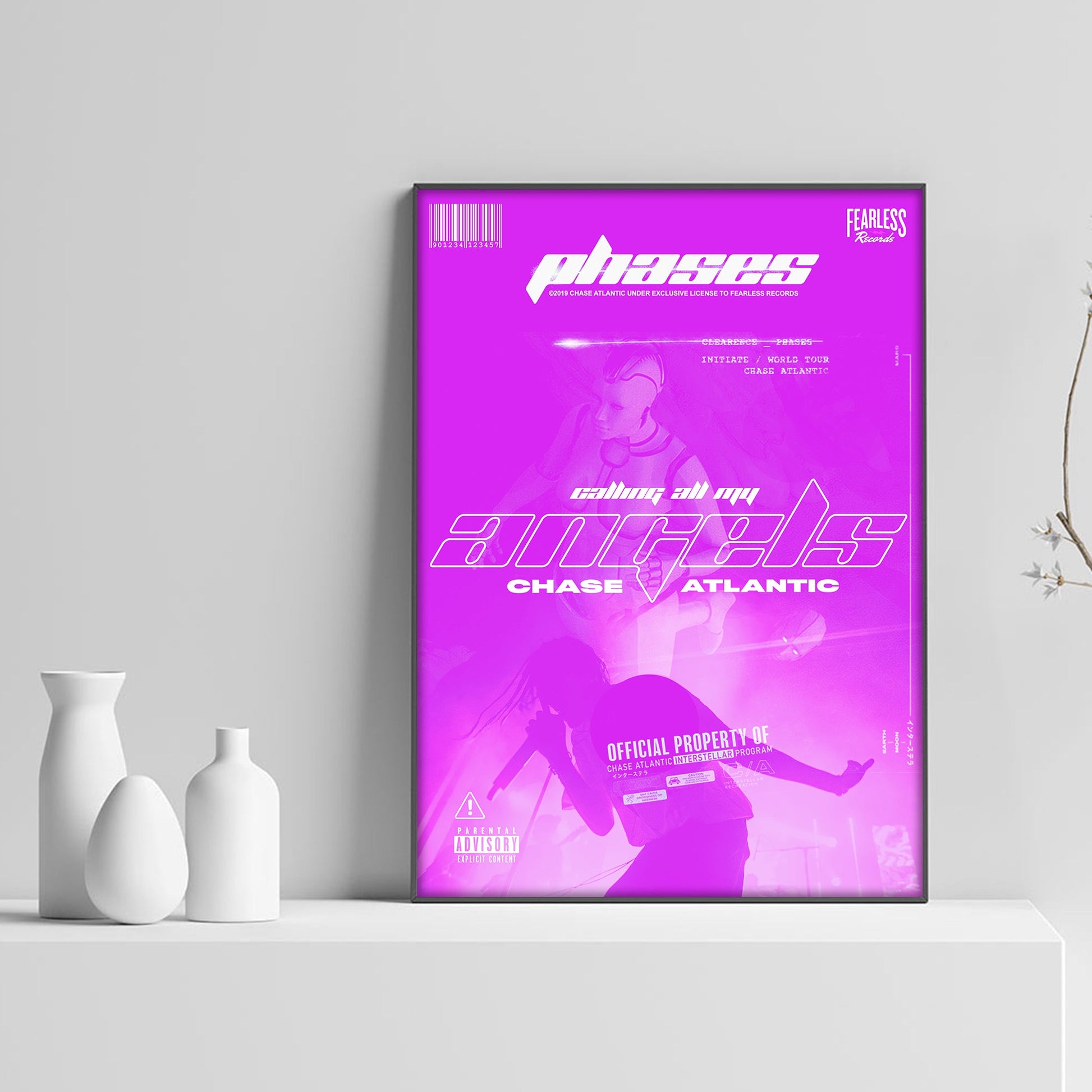 Chase Atlantic Phases - Angels Album Poster - rsdesignstudio