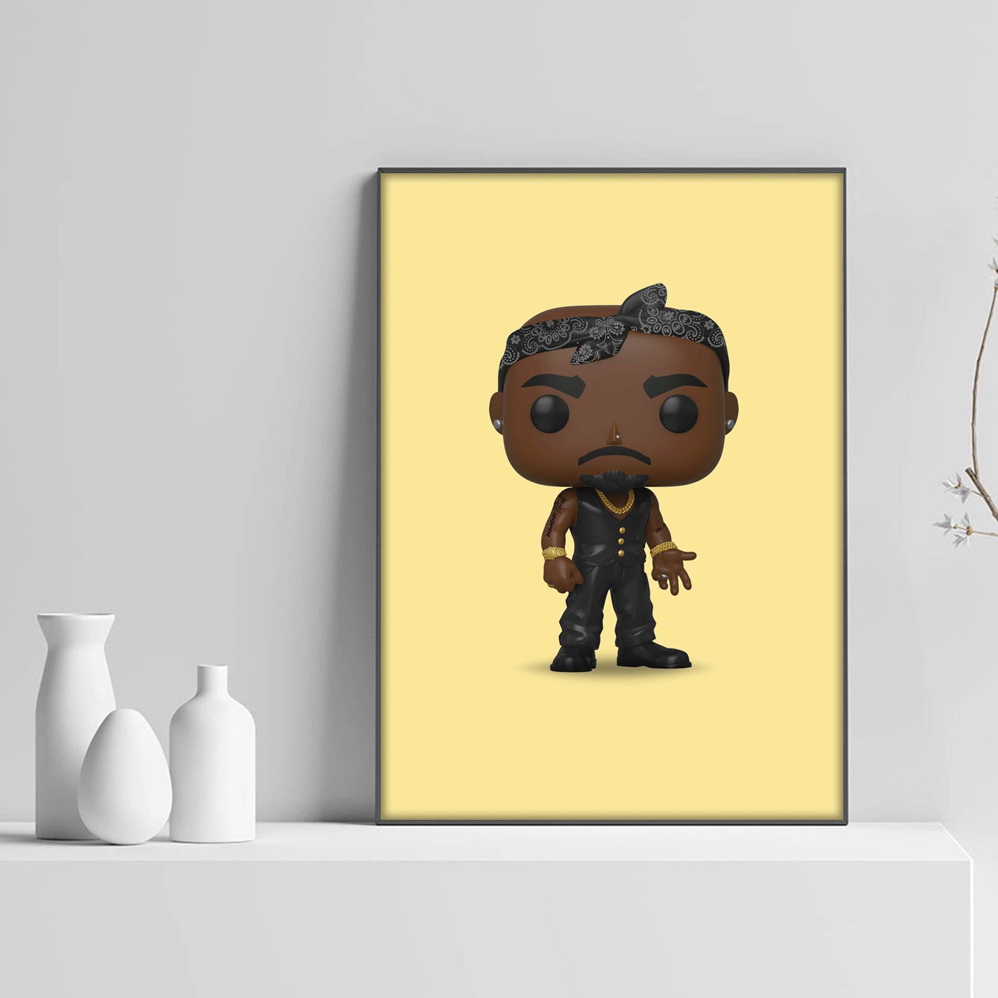 Tupac Funko Pop Poster - rsdesignstudio