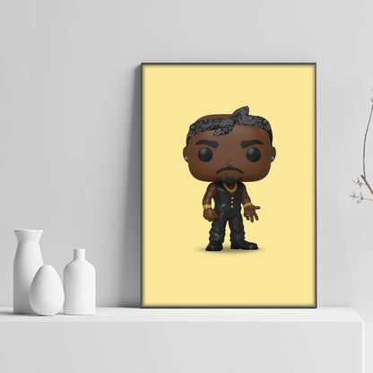 Tupac Funko Pop Poster - rsdesignstudio