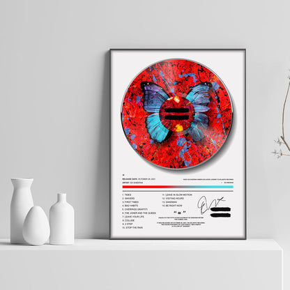 Ed Sheeran = Vinyl Poster - rsdesignstudio