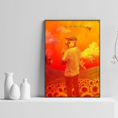 Tyler, The Creator Flower Boy Painting Poster - rsdesignstudio