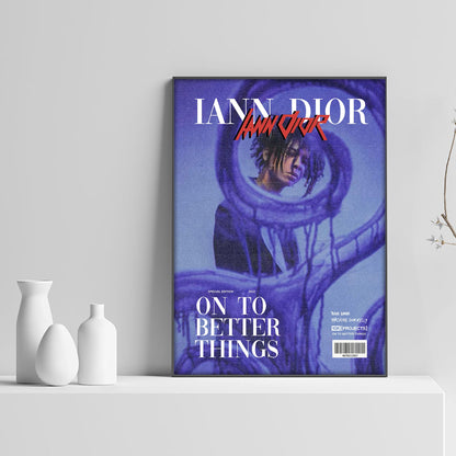 Iann Dior On To Better Things Magazine Poster - rsdesignstudio