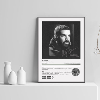 Drake Scorpion Album Poster - rsdesignstudio
