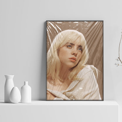 Billie Eilish Happier Than Ever Album Poster - rsdesignstudio