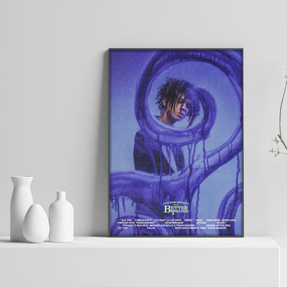 Iann Dior On To Better Things Album Tracklist Poster - rsdesignstudio