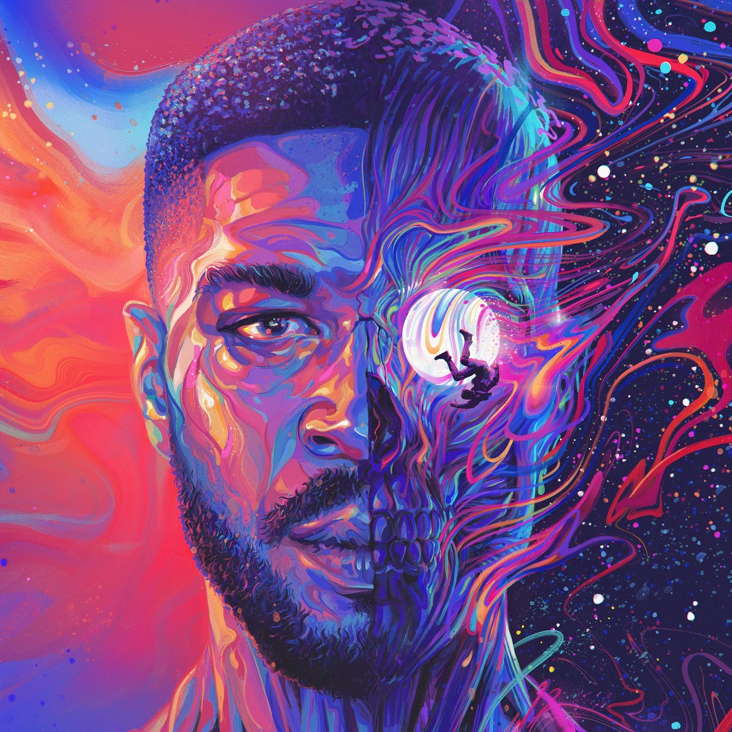 Kid Cudi MAN ON THE MOON III: THE CHOSEN Album Poster