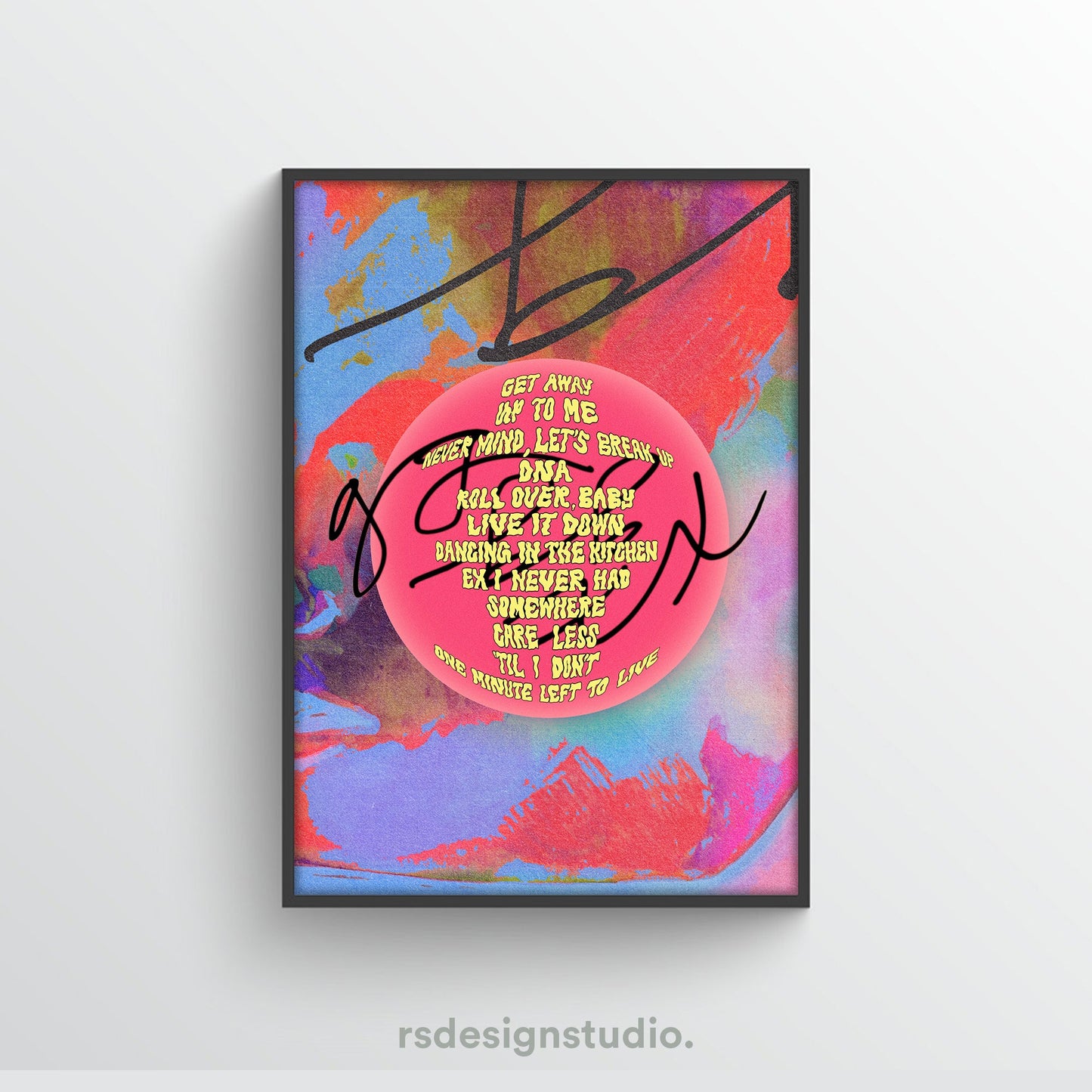 LANY GG BB XX Album Poster - rsdesignstudio