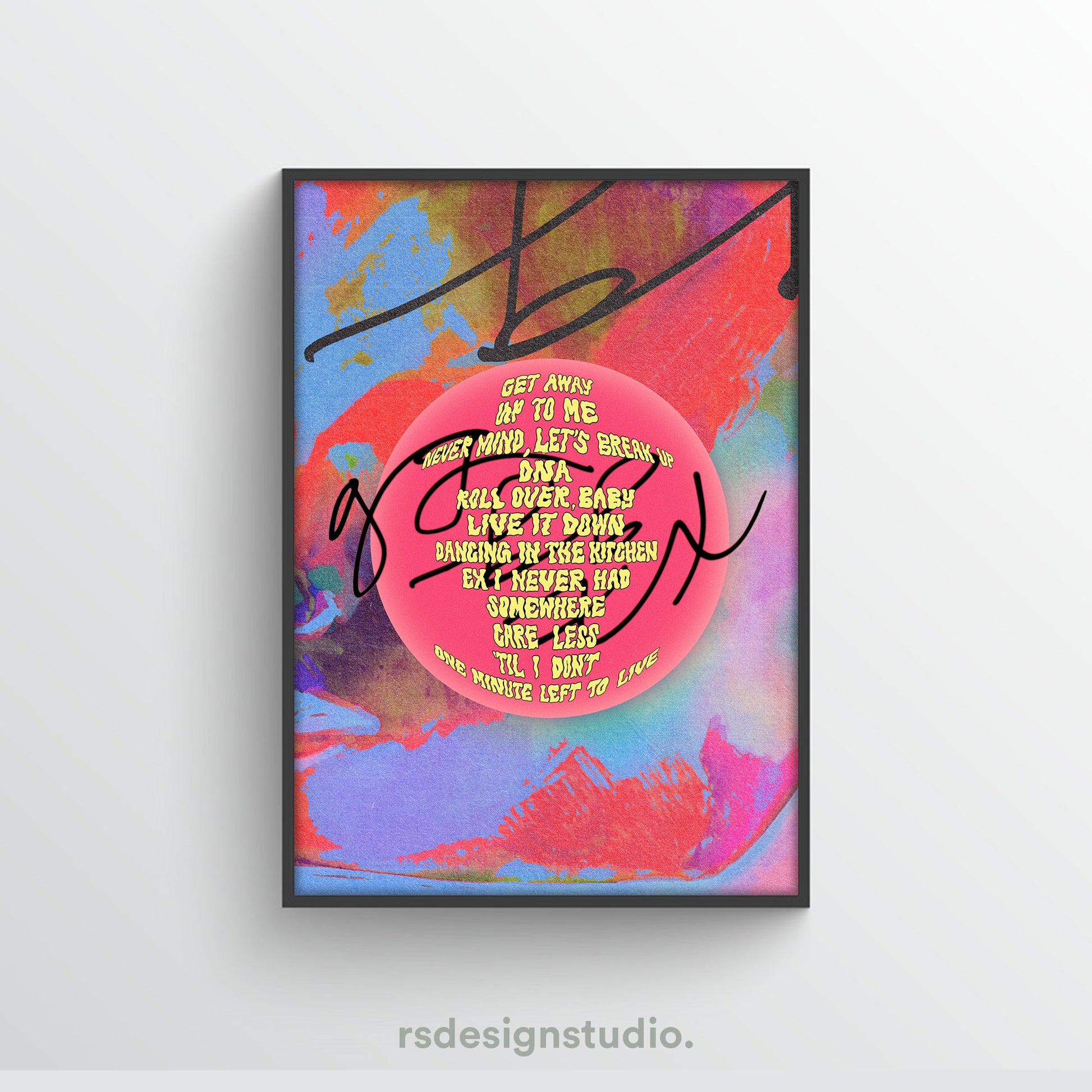LANY GG BB XX Album Poster - rsdesignstudio