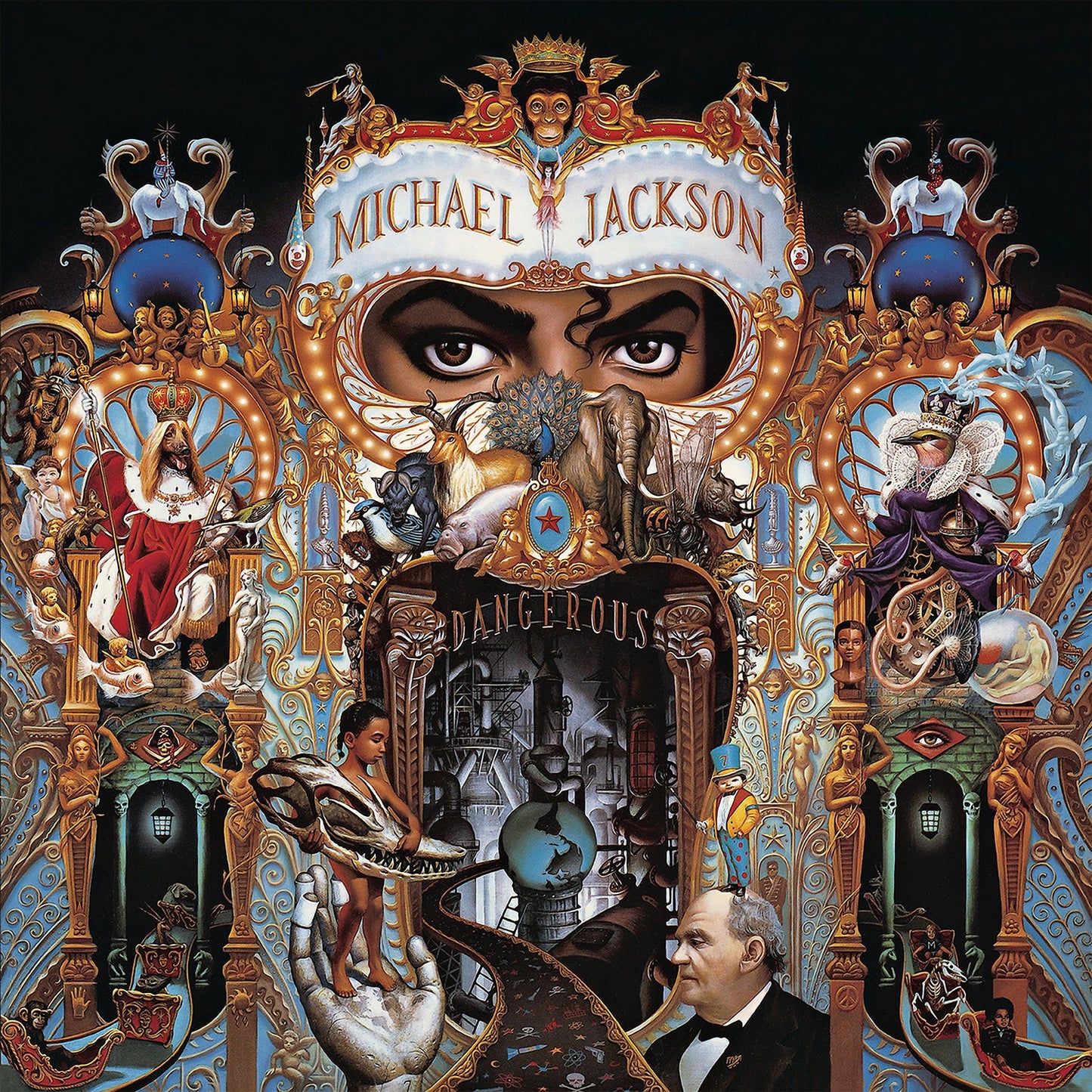 Michael Jackson DANGEROUS Album Poster
