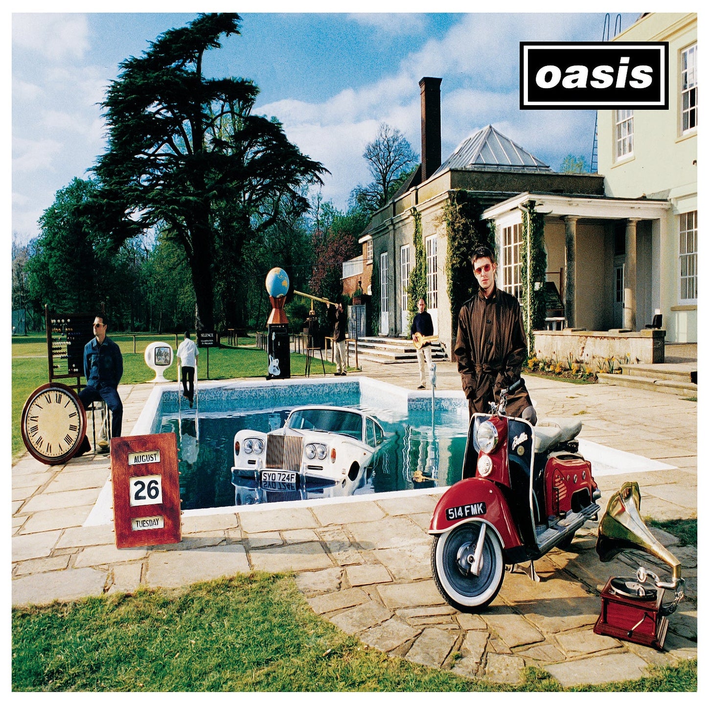 Oasis BE HERE NOW Album Poster