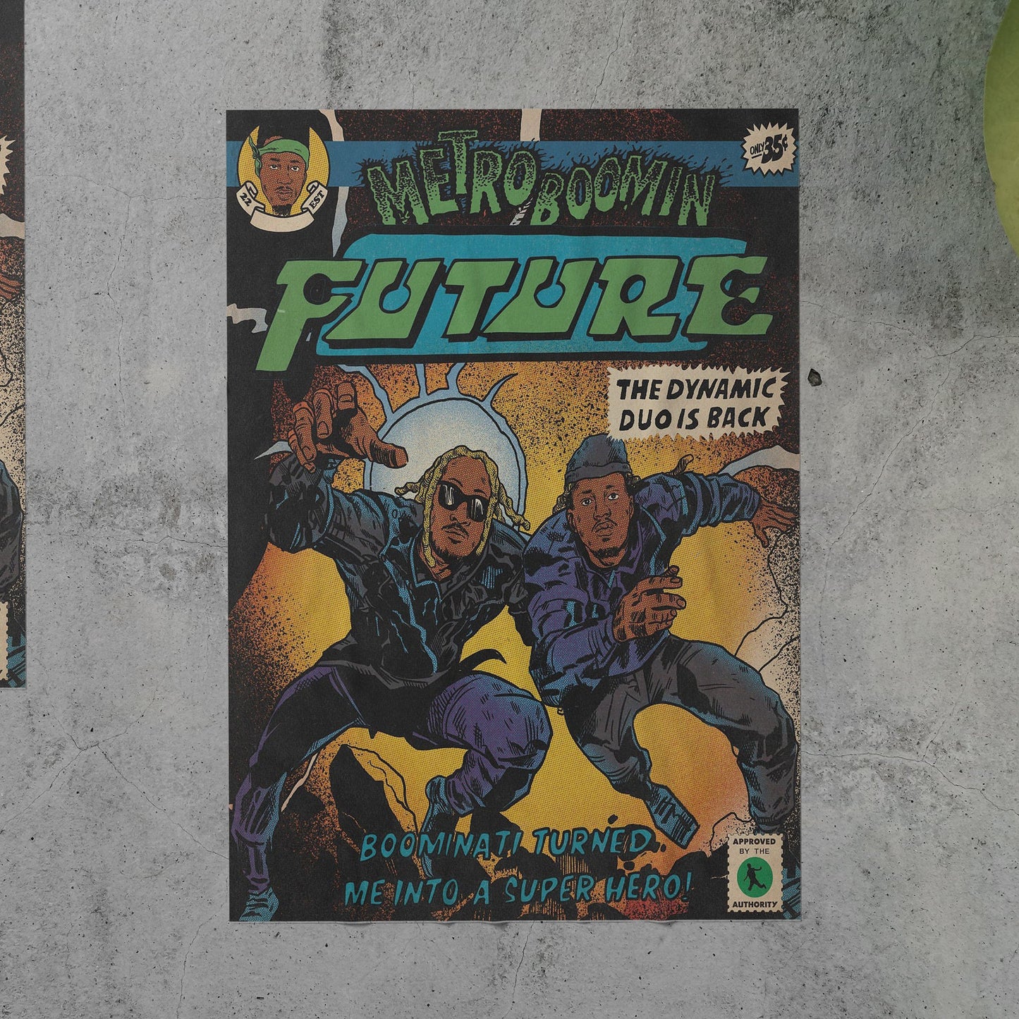 Metro Boomin HEROES & VILLAINS (Future) Poster