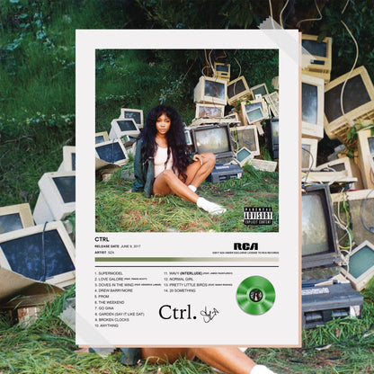 SZA Crtl Album Poster