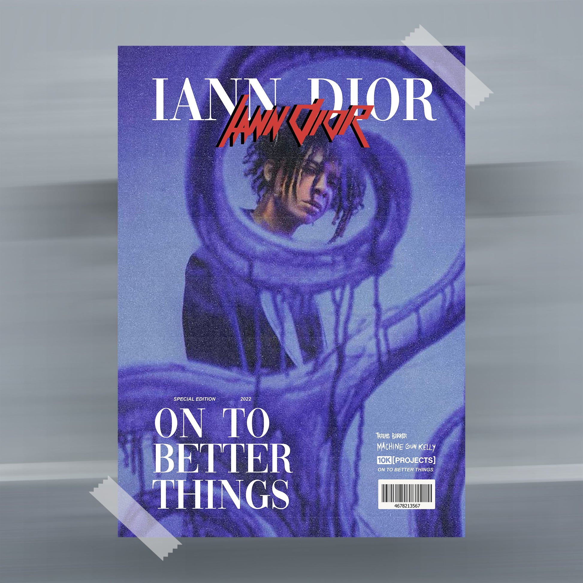 Iann Dior On To Better Things Magazine Poster - rsdesignstudio
