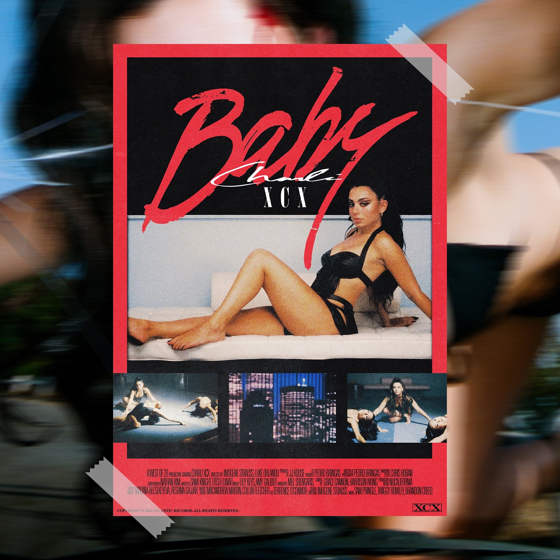 Charli XCX Crash Album Poster - rsdesignstudio