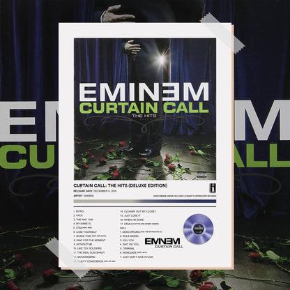 Eminem Curtain Call: The Hits (Deluxe Edition) Album Poster