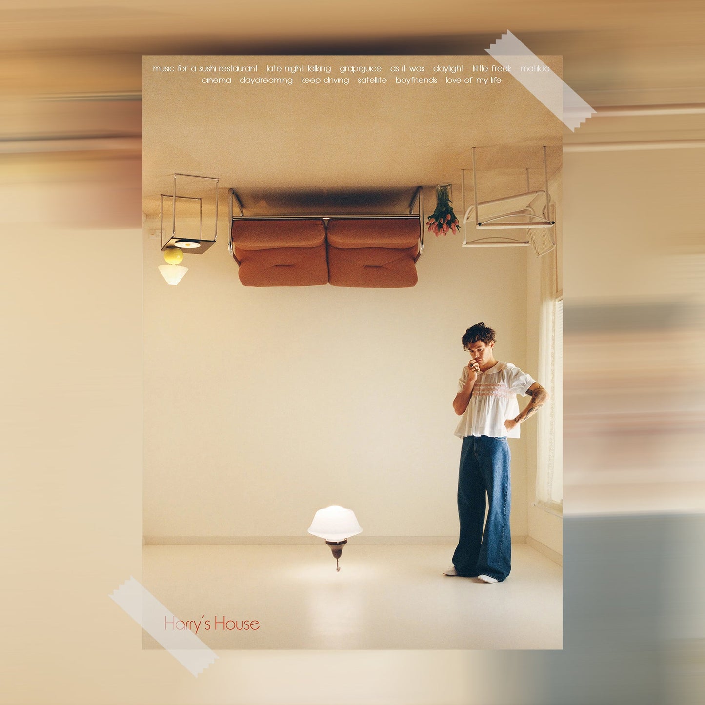 Harry Styles Harry's House Tracklist Poster - rsdesignstudio