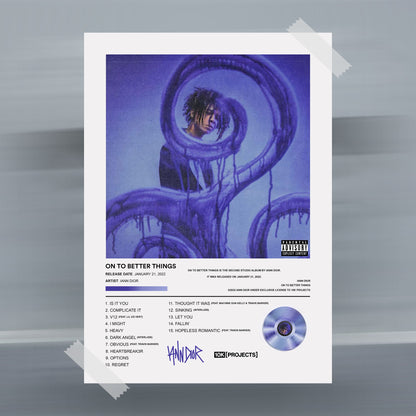 Iann Dior On To Better Things Album Poster - rsdesignstudio