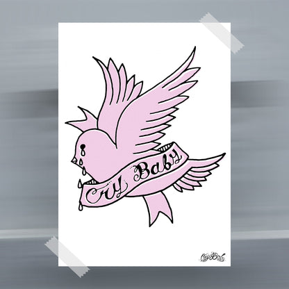 Lil Peep Crybaby Poster - rsdesignstudio