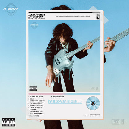 Alexander 23 Aftershock Album Poster - rsdesignstudio