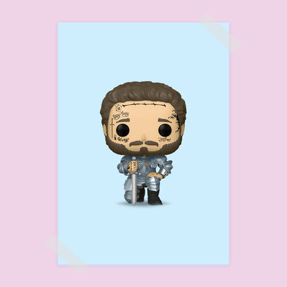 Post Malone Funko Pop Poster - rsdesignstudio