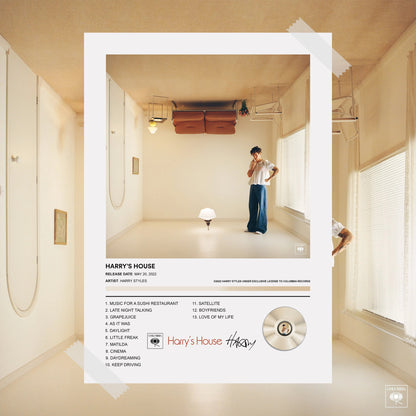 Harry Styles Harry's House Album Poster - rsdesignstudio