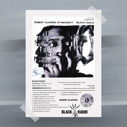 Robert Glasper Black Radio Album Poster - rsdesignstudio