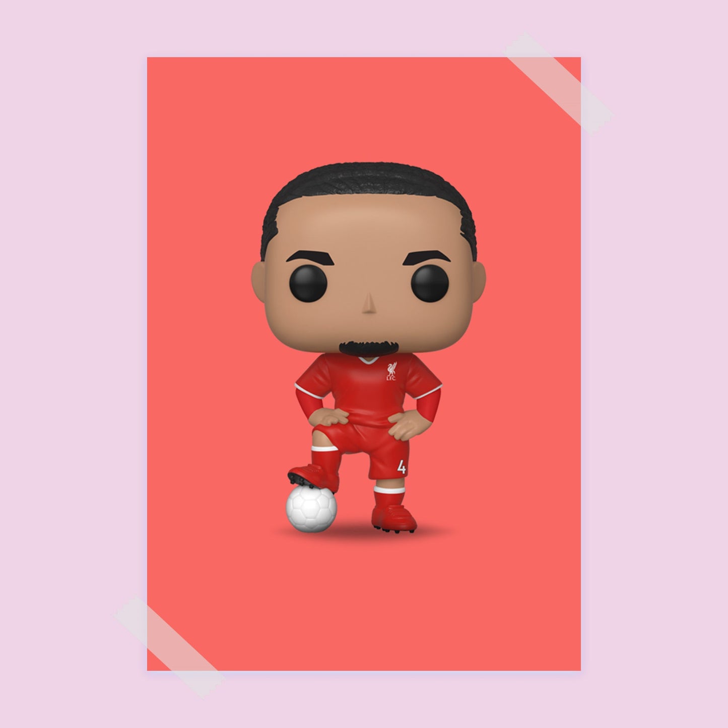 Virgil Van Dijk Funko Pop Poster - rsdesignstudio