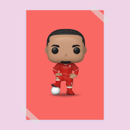 Virgil Van Dijk Funko Pop Poster - rsdesignstudio