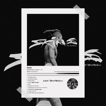 XXXTENTACION Skins Album Poster - rsdesignstudio