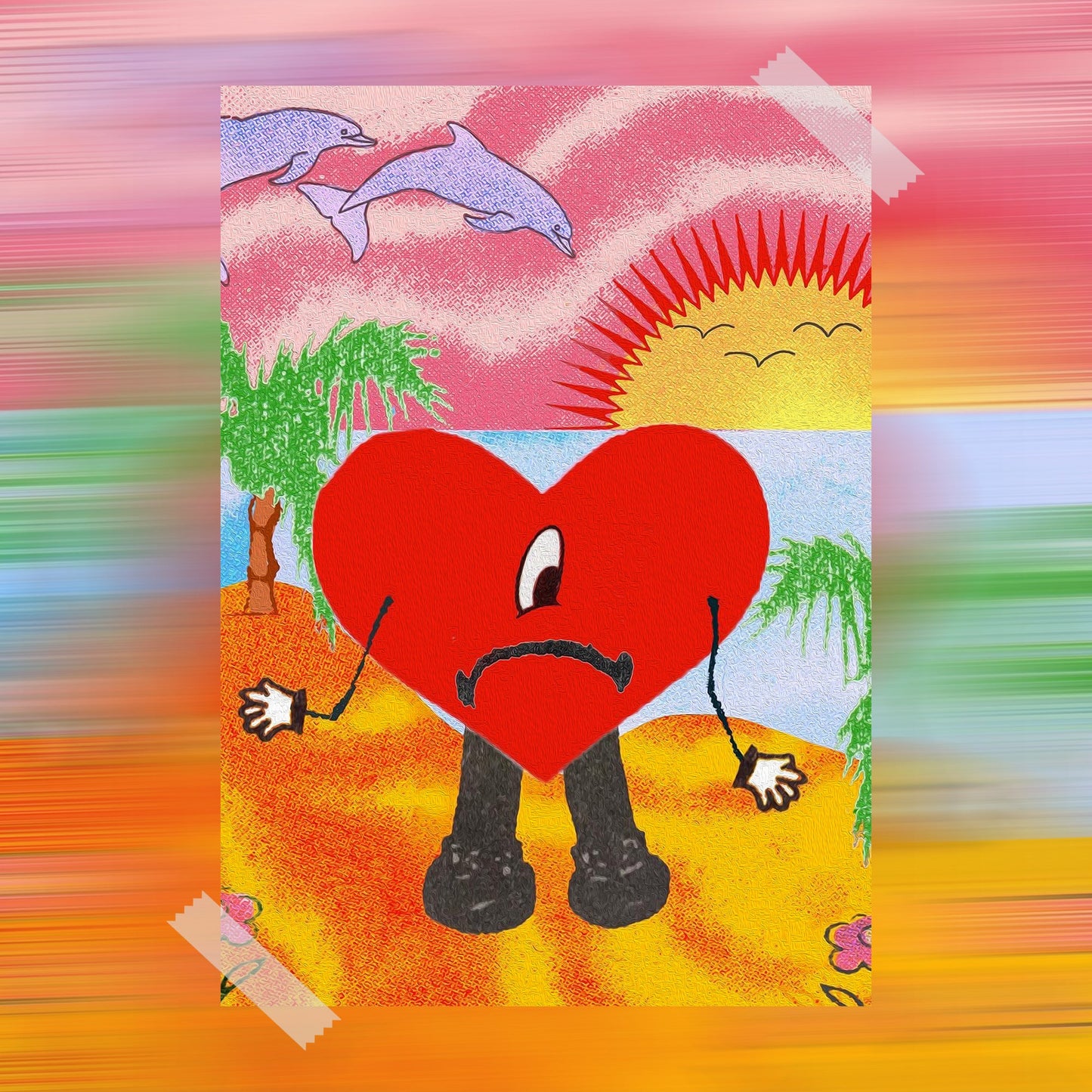 Bad Bunny Un Verano Sin Ti Poster - rsdesignstudio