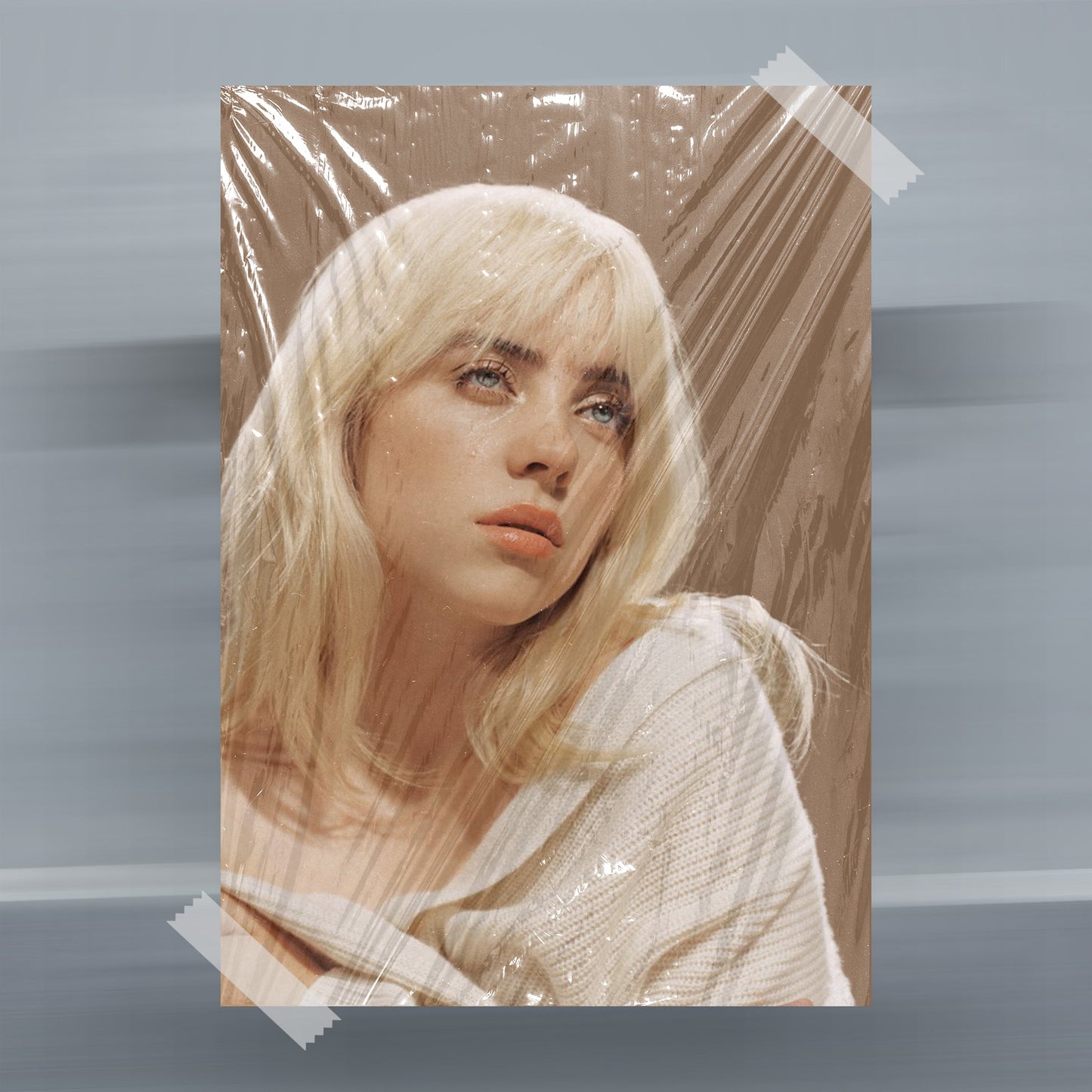 Billie Eilish Happier Than Ever Album Poster - rsdesignstudio
