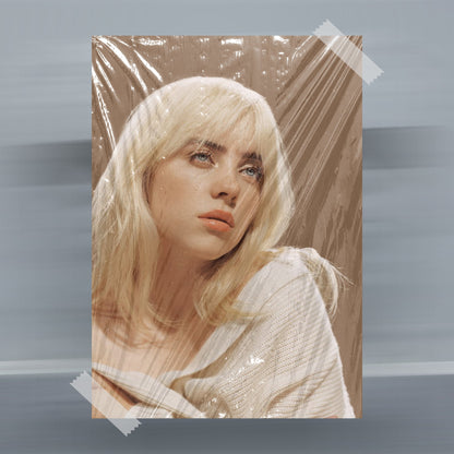 Billie Eilish Happier Than Ever Album Poster - rsdesignstudio