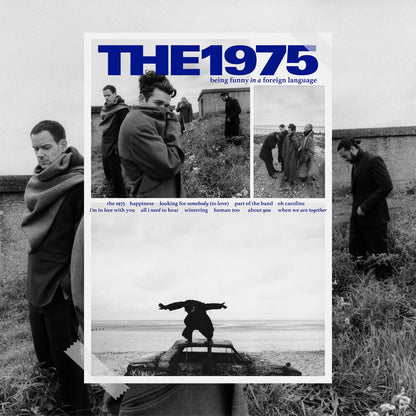 The 1975 Being Funny In A Foreign Language Tracklist Poster - rsdesignstudio