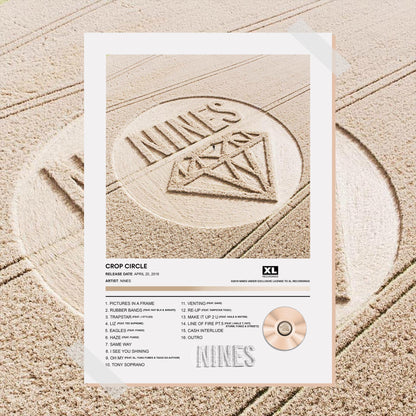 NINES Crop Circle Album Poster