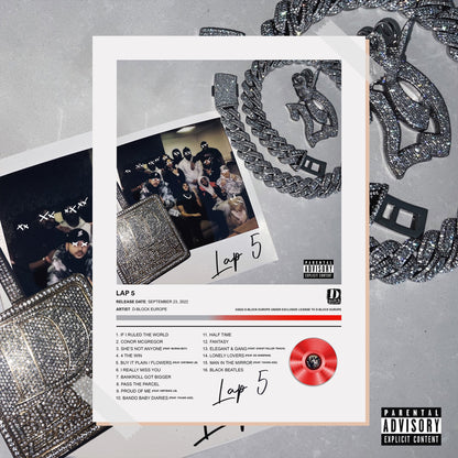 D-Block Europe Lap 5 Album Poster
