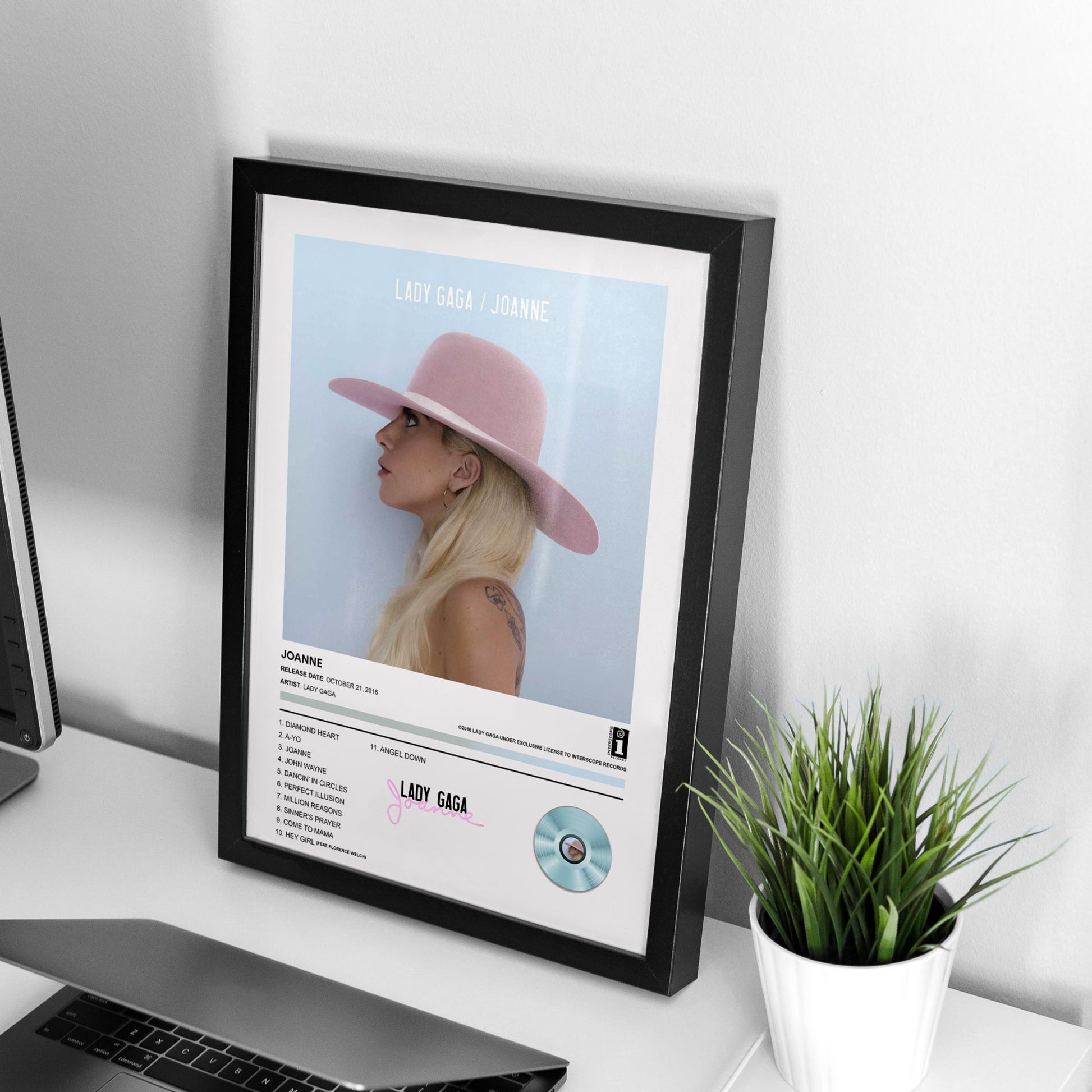 Lady Gaga Joanne Album Poster - rsdesignstudio