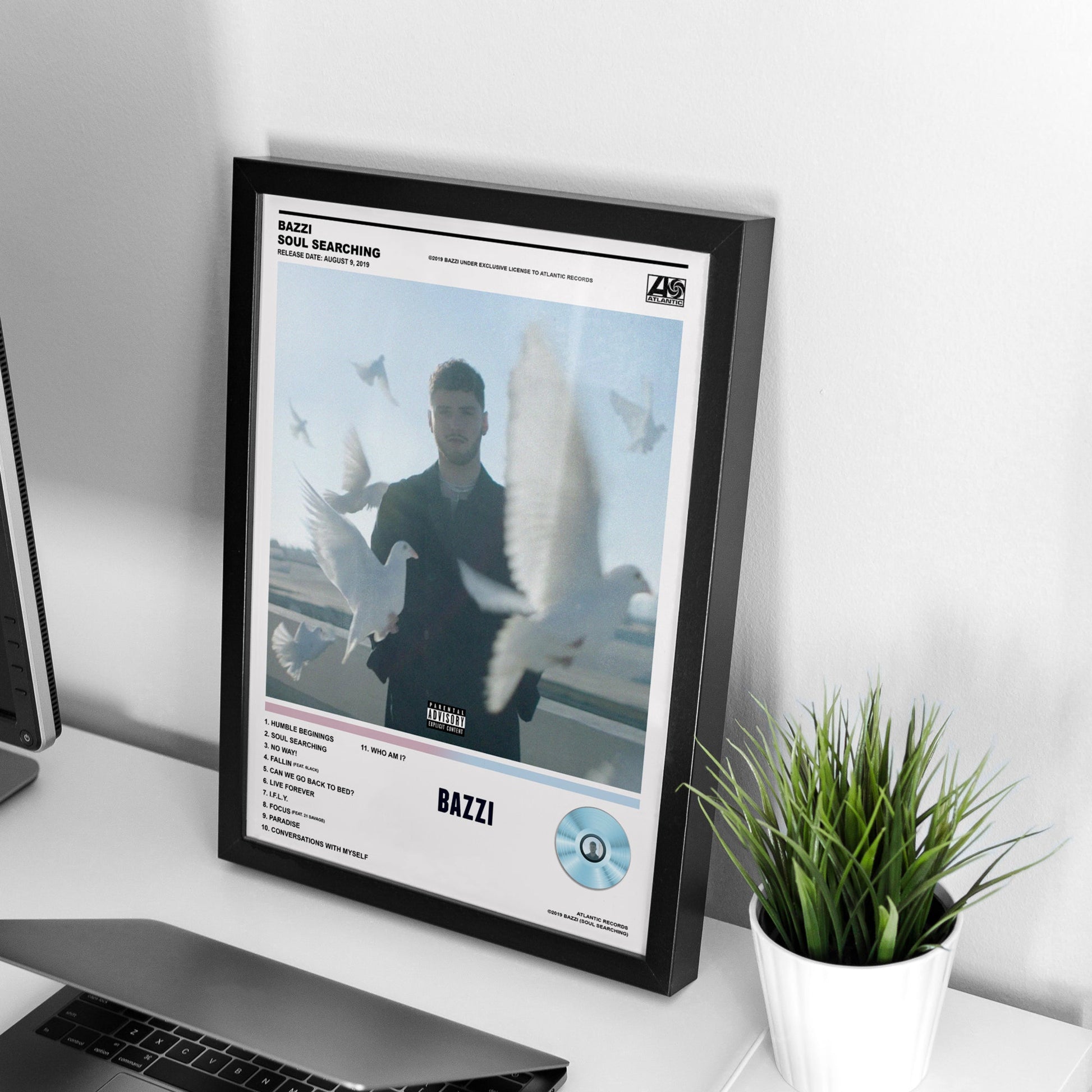 Bazzi Soul Searching Album Poster - rsdesignstudio