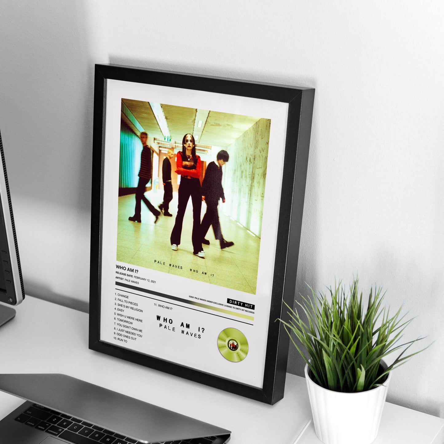 Pale Waves Who Am I? Album Poster - rsdesignstudio