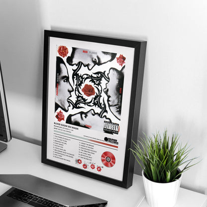 Red Hot Chili Peppers Blood Sugar Sex Magik Album Poster - rsdesignstudio