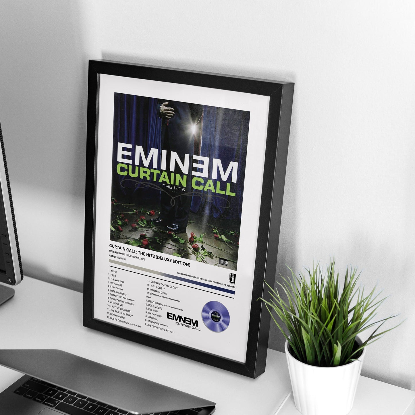 Eminem Curtain Call: The Hits (Deluxe Edition) Album Poster