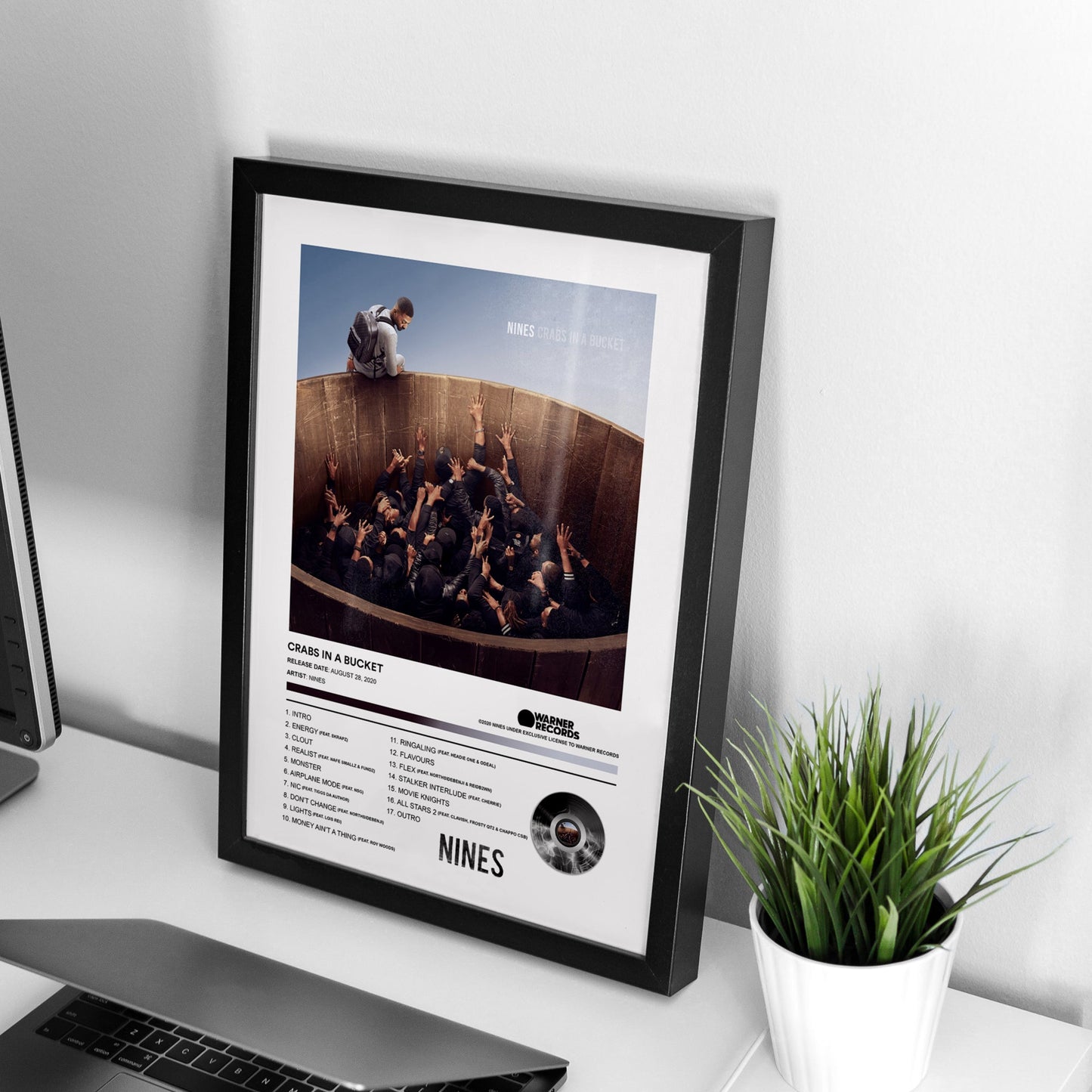 NINES Crabs In A Bucket Album Poster - rsdesignstudio