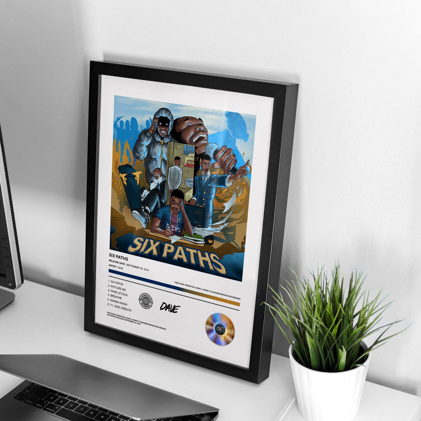 DAVE Six Paths Album Poster