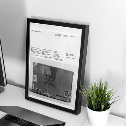 The 1975 Being Funny In A Foreign Language (All I Need To Hear) Poster