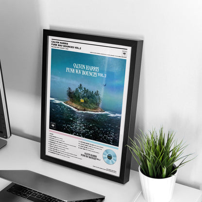 Calvin Harris Funk Wav Bounces Vol.2 Album Poster - rsdesignstudio