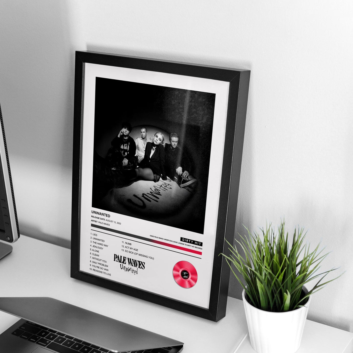 Pale Waves Unwanted Album Poster - rsdesignstudio