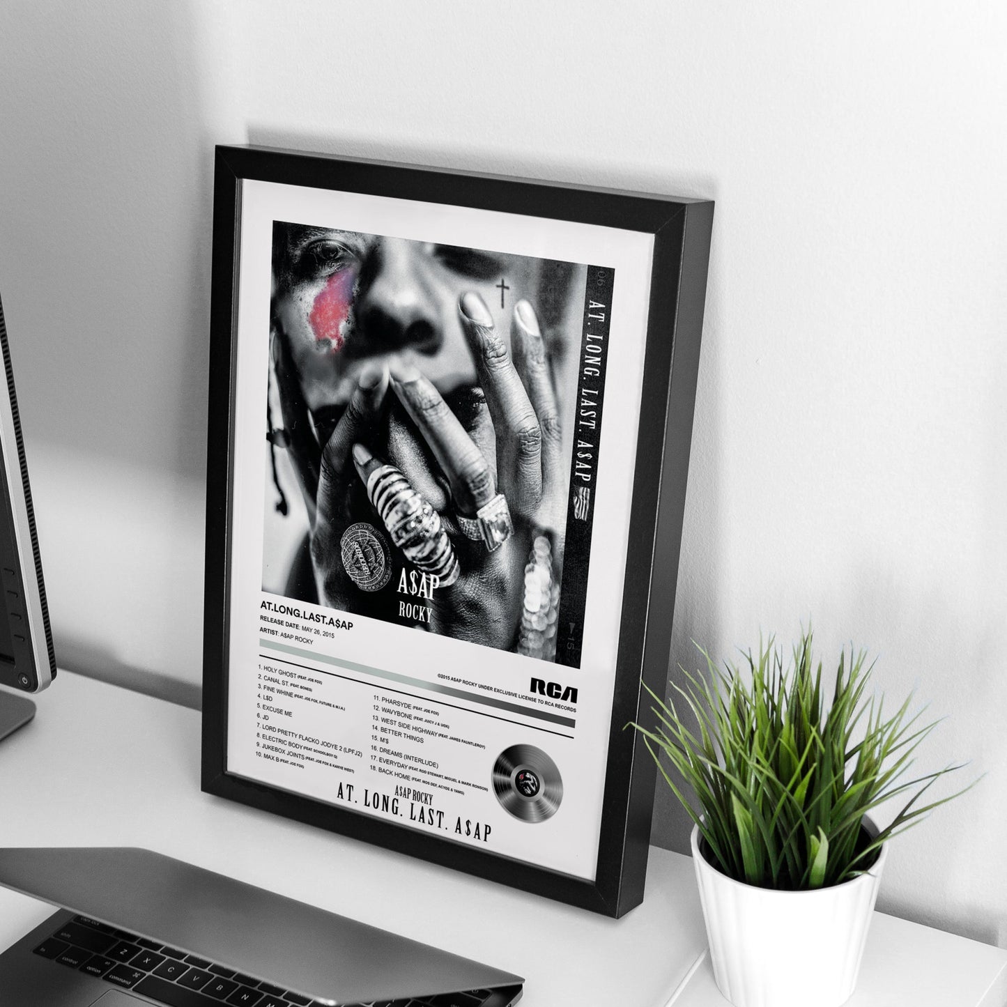 A$AP Rocky AT.LONG.LAST.A$AP Album Poster - rsdesignstudio